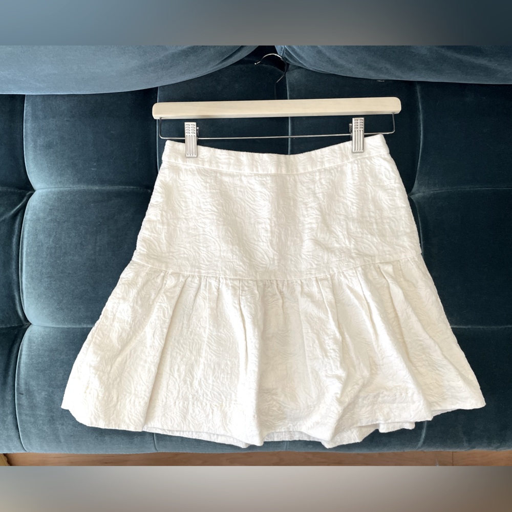 JCrew floral mini skirt